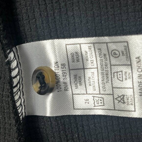 Nomad Men's Flannel Button Down Shirt Gray Black Plaid Small - Picture 5 of 5